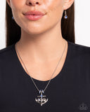 Anchored Accent - Blue Necklace Paparazzi