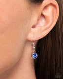 Anchored Accent - Blue Necklace Paparazzi