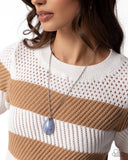 Stony Status - Blue Tree Inspired Necklace Paparazzi