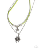 Stellar Sojourn - Green Necklace Paparazzi