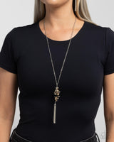 Logging Off - Multi (Silver & Gold) Necklace Paparazzi