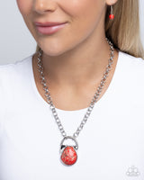 Change of Country - Red Necklace Paparazzi