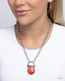 Change of Country - Red Necklace Paparazzi