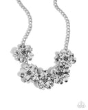 Laid-Back Luster - Black Floral Necklace Paparazzi