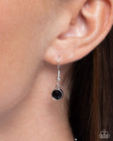 Laid-Back Luster - Black Floral Necklace Paparazzi