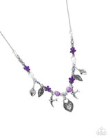 Flight of the Sparrow - Purple Necklace Paparazzi