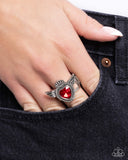 Diva Dame - Red Heart Ring Paparazzi