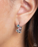 Budding Botanicals - Multi Floral Rhinestone Earrings Paparazzi