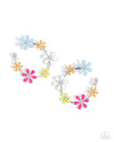 Wreathed Welcome - Multi Floral Earrings Paparazzi