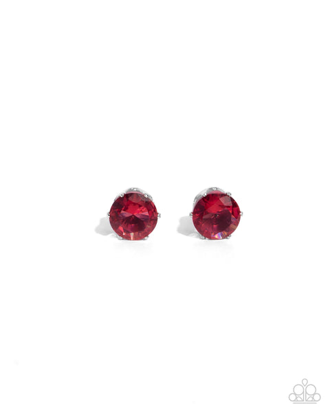 Simply Sublime - Pink Stud Earrings Paparazzi