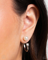 Decade Dance - White Pearl Earrings Paparazzi