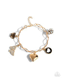 Lullaby Lucky - Gold Bracelet Paparazzi