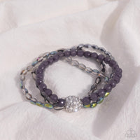 Beaded Boundary - Silver Bracelet Paparazzi