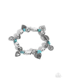 Rustic Rampage - Blue Bracelet Paparazzi