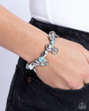 Rustic Rampage - Blue Bracelet Paparazzi