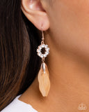 Profuse Petals - Rose Gold Earrings Paparazzi