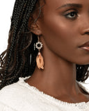 Profuse Petals - Rose Gold Earrings Paparazzi