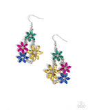 Floral Founder - Multi Floral Earrings Paparazzi