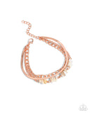 Gracious Host - Copper Bracelet Paparazzi