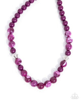 Showroom Swirl - Purple Necklace Paparazzi