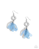 Profuse Petals - Blue Earrings Paparazzi