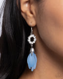 Profuse Petals - Blue Earrings Paparazzi