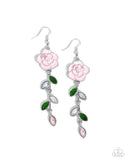 Lattice Lure - Multi Floral Earrings Paparazzi