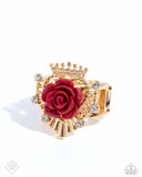 Visible Victorian - Red Rose Ring Paparazzi