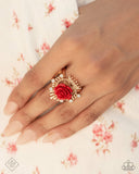 Visible Victorian - Red Rose Ring Paparazzi