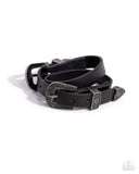 Buckle TOWN - Black Western Bracelet Paparazzi