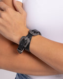 Buckle TOWN - Black Western Bracelet Paparazzi