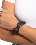 Buckle TOWN - Brown Bracelet Paparazzi