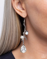 Glitzy Giveaway - White Earrings Paparazzi