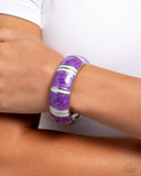 Pearly Persistence - Purple Bracelet Paparazzi