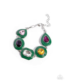 Glazed Guest - Green Bracelet Paparazzi