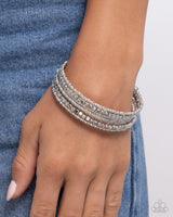 Best Way to Unwind - Silver Bracelet Paparazzi