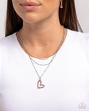 Valentines Day Decadence Heart Necklace Paparazzi