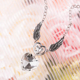 Customer Satisfaction - White Wing & Heart Necklace Paparazzi