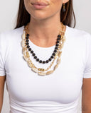 Eclectic Effect - Black Necklace Paparazzi