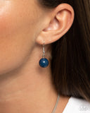 Speckled Statement - Blue & Clear Bead Necklace Paparazzi