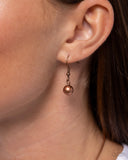 Threaded Tapestry - Copper Rose Necklace Paparazzi