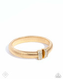 Tailored Transit - Gold Bracelet Paparazzi