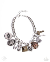 Fact Finding - Multi Colored Charm Bracelet