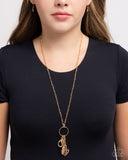 Con Amore - Gold Heart Charm Necklace Paparazzi