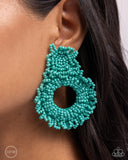 Explosive Energy - Blue Clip Earrings Paparazzi