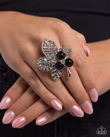 Luminescent Leaves - Black Ring Paparazzi