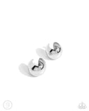 American CURL - Silver Cuff Earrings Paparazzi