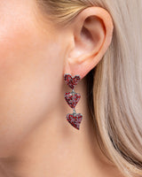 One Of The Girls - Red Heart Earrings Paparazzi