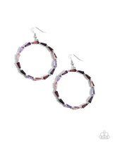 Bounce Around - Purple Earrings Paparazzi