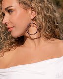 Bounce Around - Purple Earrings Paparazzi